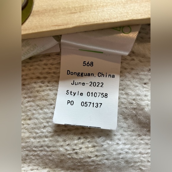 Lilly Pulitzer Elannie Wool Blend Toffee Marled Ombre Stripe Sweater XL - Picture 11 of 12